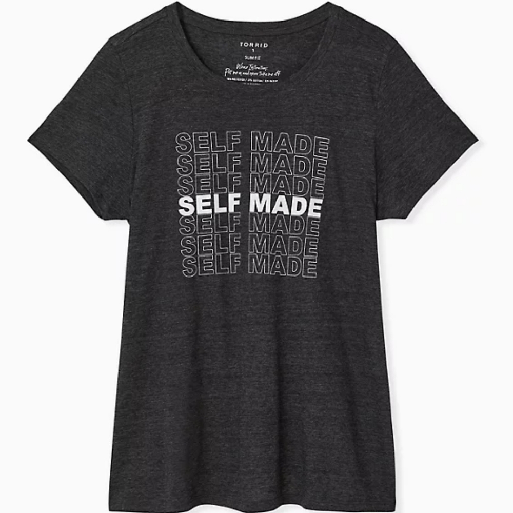 New Torrid Shirt "Self Made" CHR Size 3